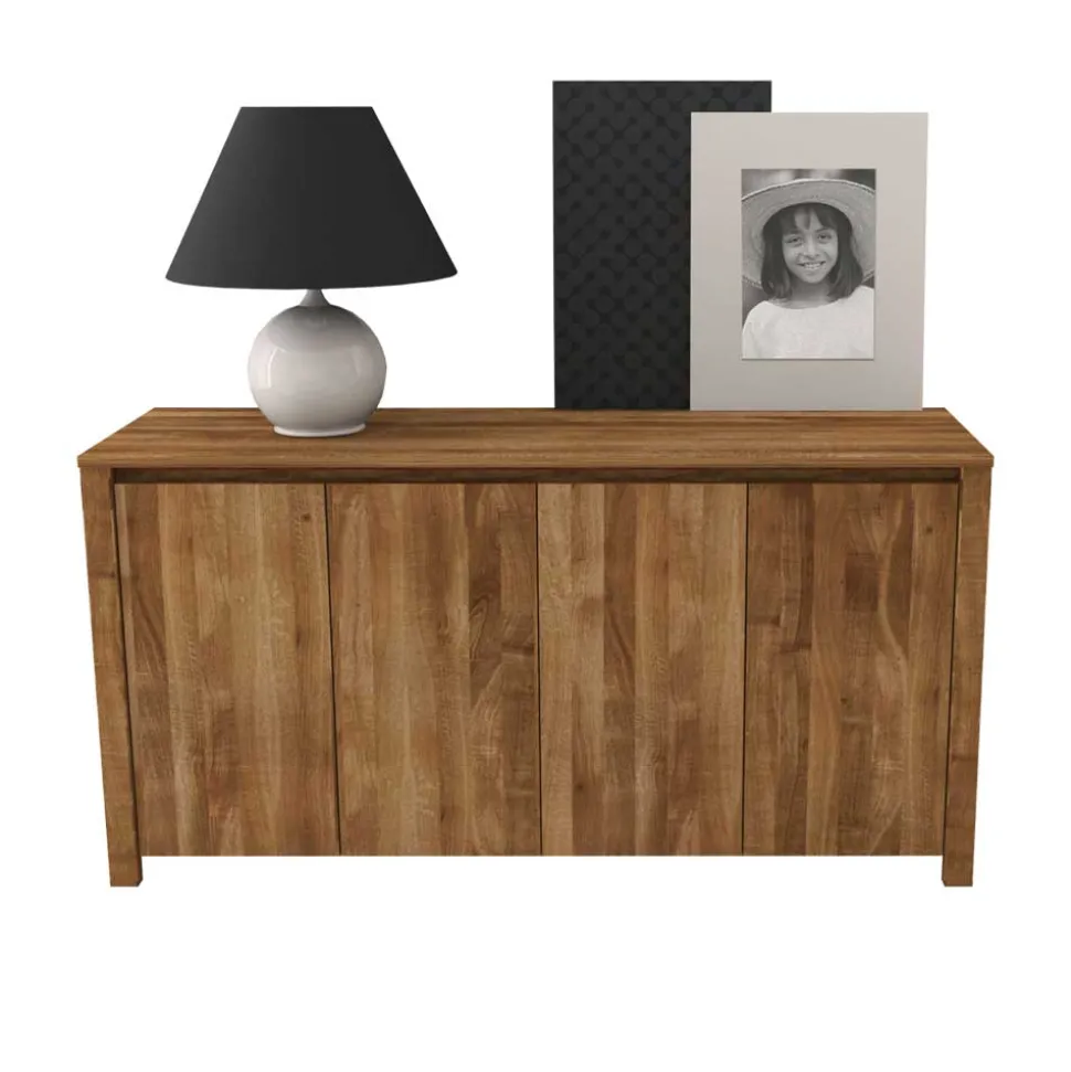 Sideboard Nadalia aus Wildeiche Massivholz