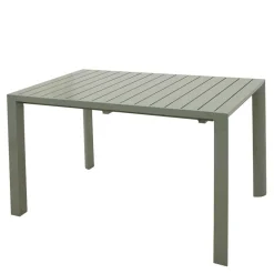 Silbergrauer Gartentisch mit Front Butterflyauszug - Sergio