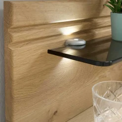 Singlebett & Nachtkommode Kombi Set - Emdsiva (zweiteilig)