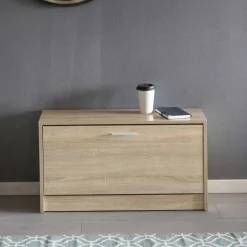 Sitzbank mit Schuhaufbewahrung Joker in Sonoma Eiche Dekor