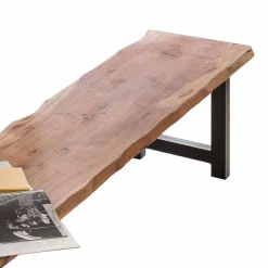 Sitzbank Sadello mit Baumkante Akazie massiv