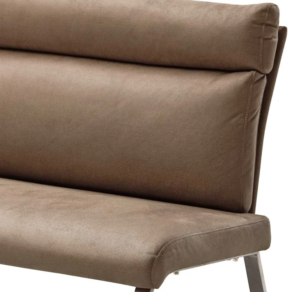 3-Sitzer Design Polsterbank in Beige - Lucia