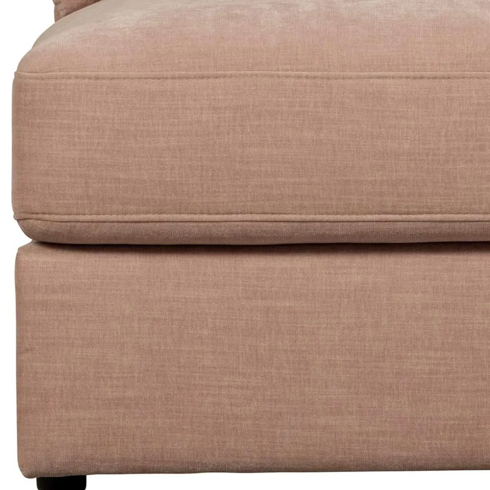 1-Sitzer Mittelelement Sofamodul in Rosa - Iliana