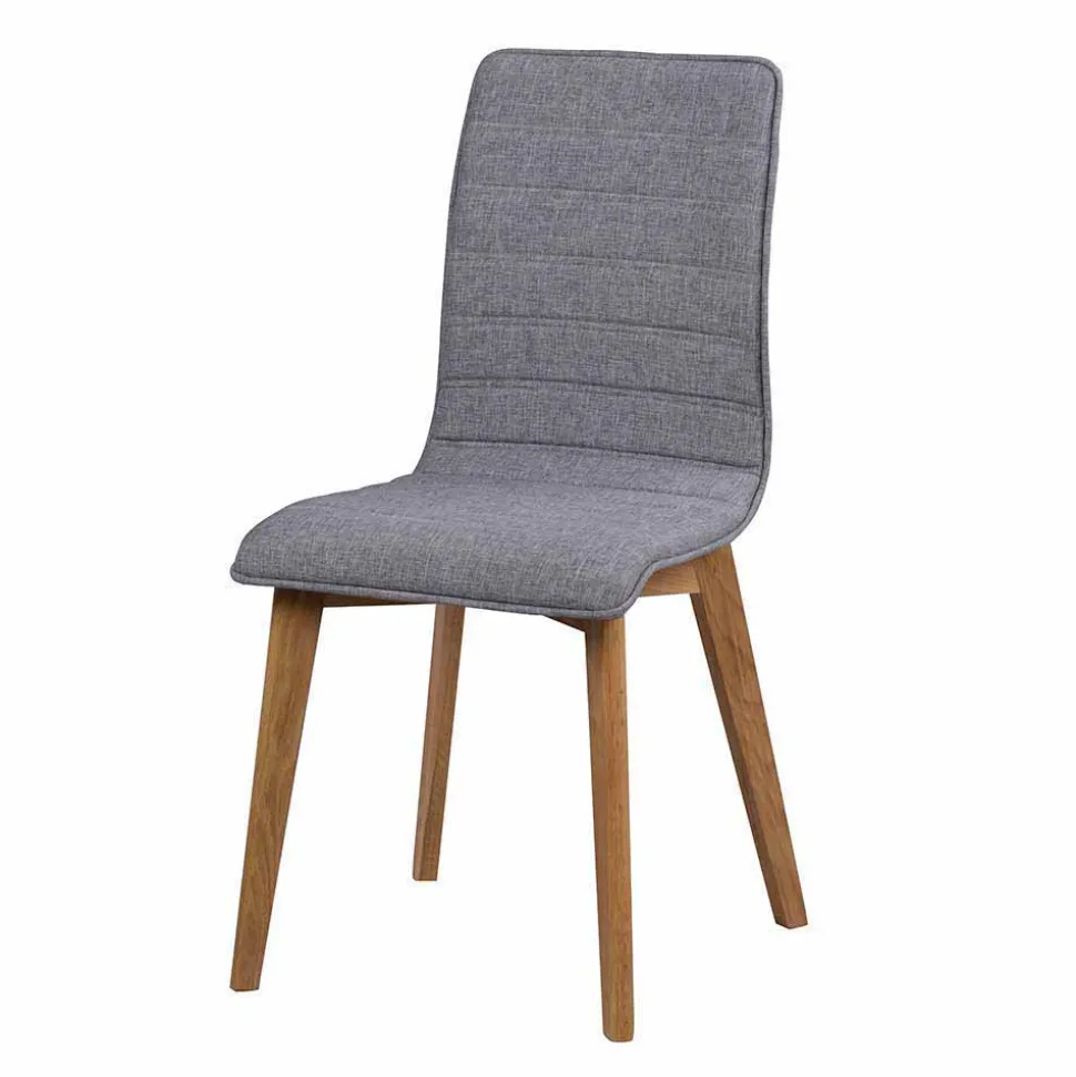 Sitzgruppe in Eiche & Grau - Number (fünfteilig)