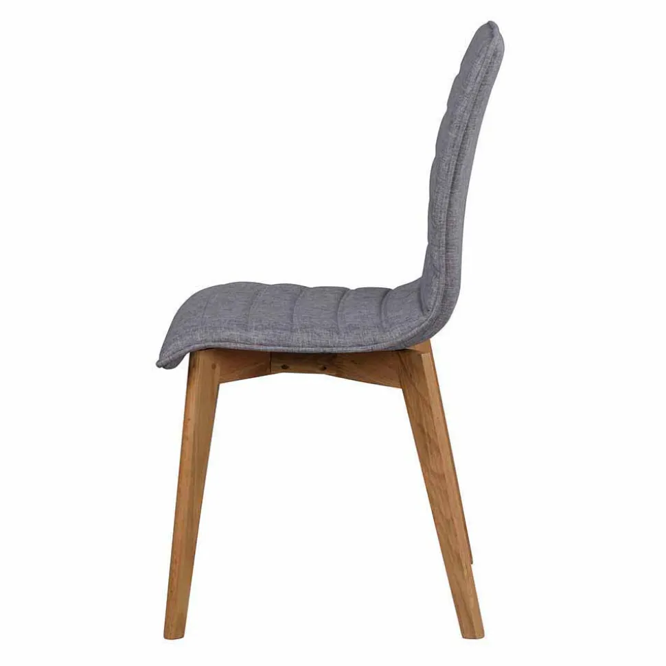 Sitzgruppe in Eiche & Grau - Number (fünfteilig)