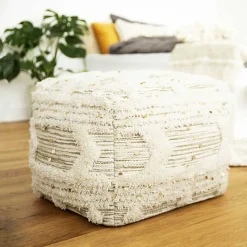 Sitzwürfel in Cremeweiß - Jaitur