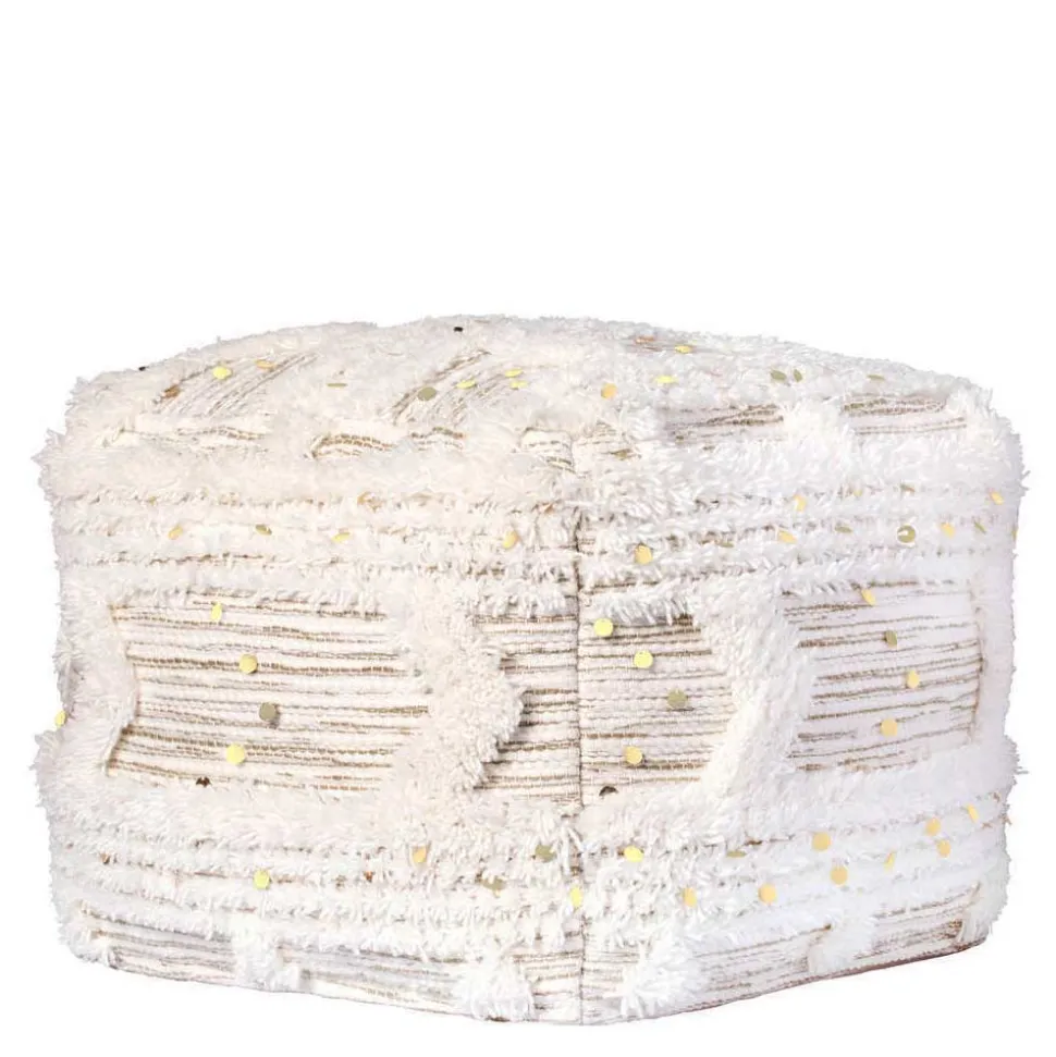 Sitzwürfel in Cremeweiß - Jaitur