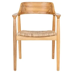 Skandi Armlehnenstuhl aus Sungkai Holz - Tilli (2er Set)