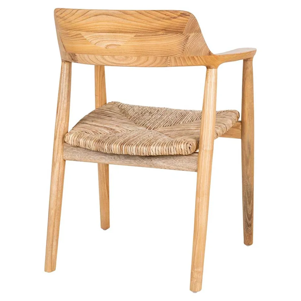 Skandi Armlehnenstuhl aus Sungkai Holz - Tilli (2er Set)