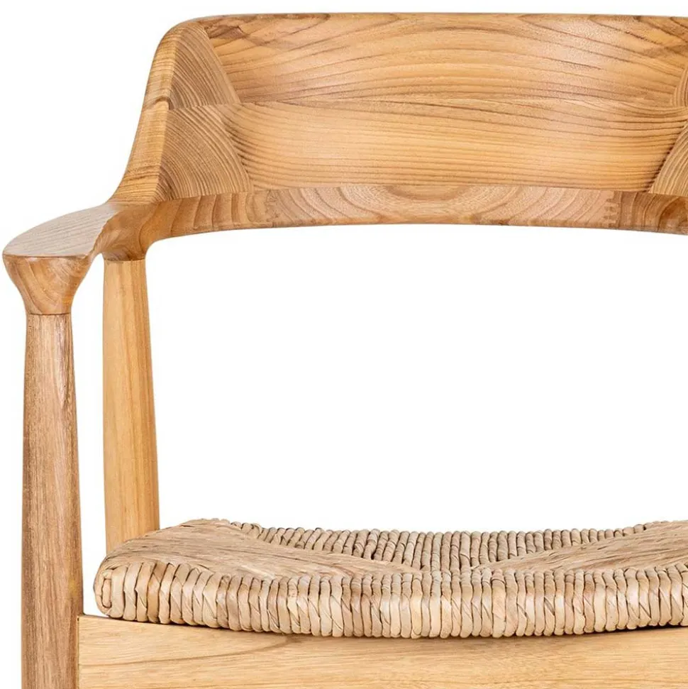 Skandi Armlehnenstuhl aus Sungkai Holz - Tilli (2er Set)