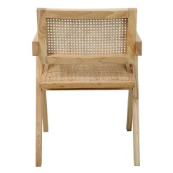 Skandi Armlehnenstuhl in Natur - Forcia