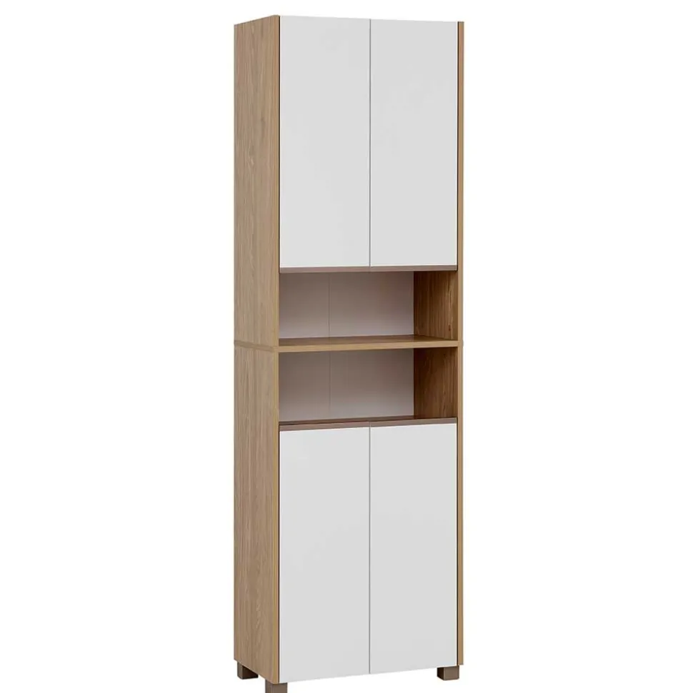 Skandi Bad Hochschrank 57 cm breit - Ronya