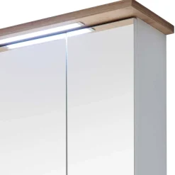 Skandi Badmöbel Set in Weiß - Timur (dreiteilig)