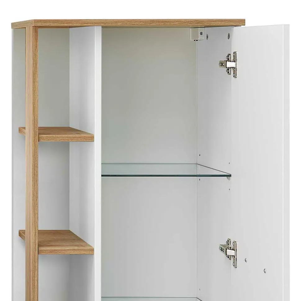 Skandi Bad-Midischrank in Weiß - Timur