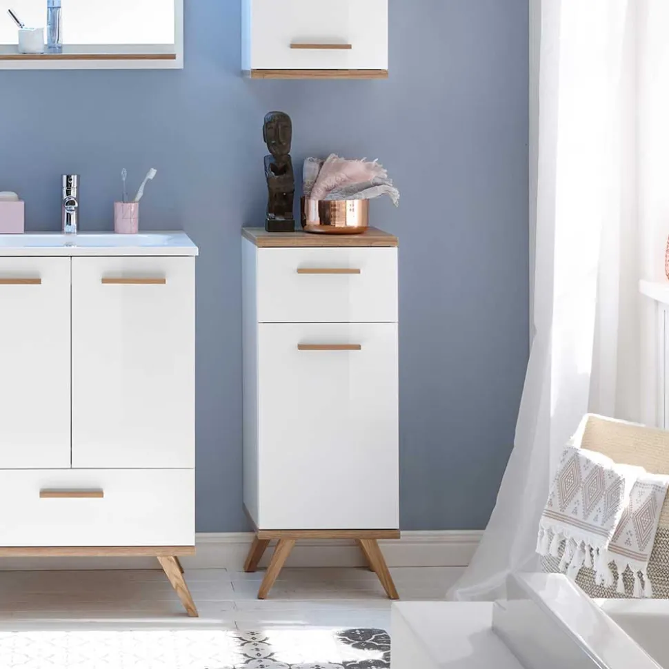 Skandi Bad-Unterschrank zweifarbig - Timur