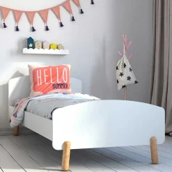 Skandi Bett mit 90x200 cm Liegefläche - Vathurias