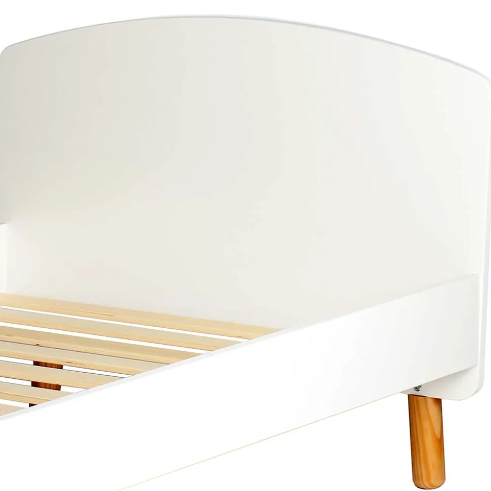 Skandi Bett mit 90x200 cm Liegefläche - Vathurias