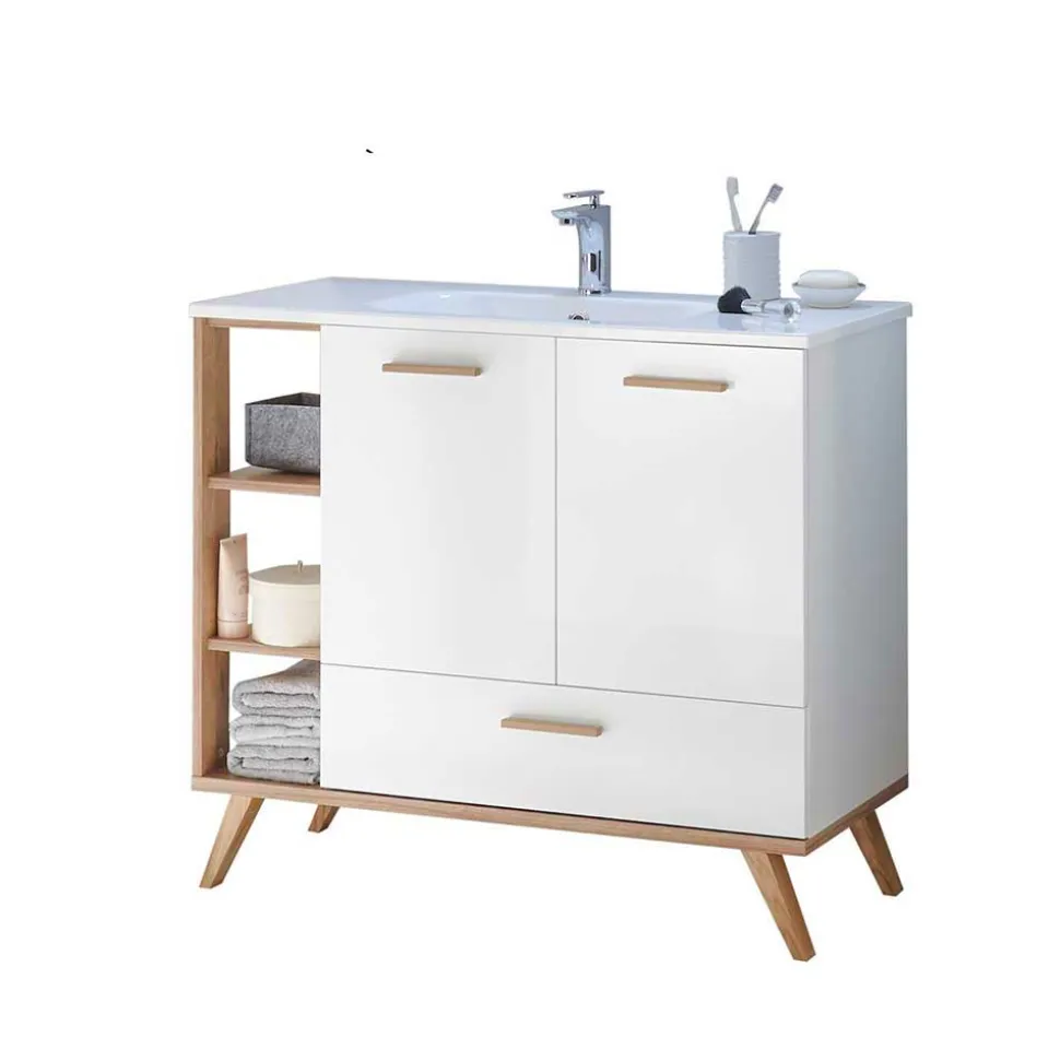 Skandi Design Waschtisch 101 cm breit - Timur