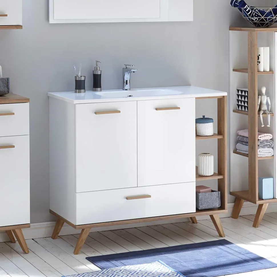 Skandi Design Waschtisch 101 cm breit - Timur