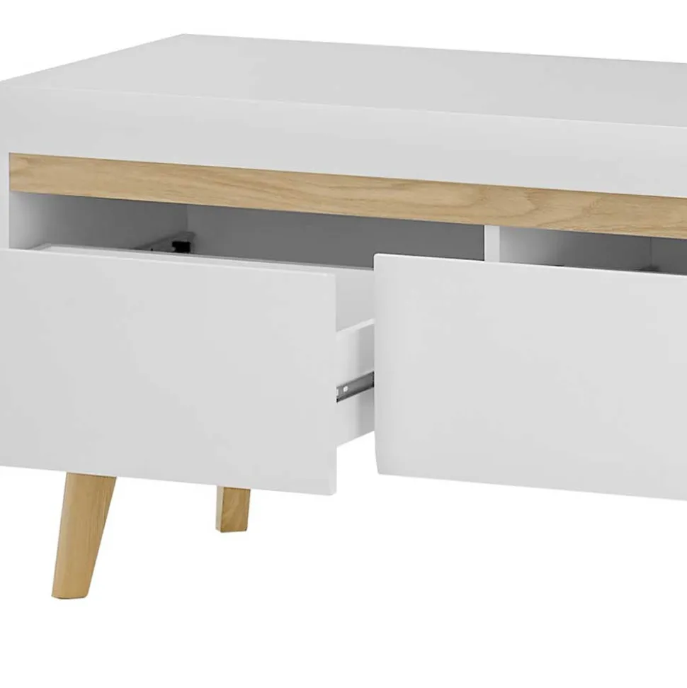 Skandi Designmöbel Wohnwand Set - Ginko (vierteilig)