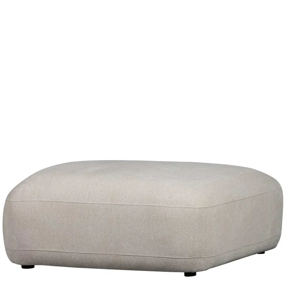 Skandi Designsessel in Beige Strukturstoff - Samuele