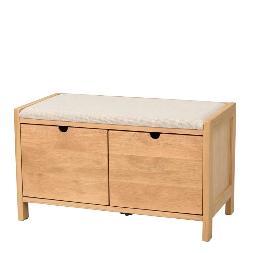 Skandi Dielenbank mit zwei Schubladen - Pastranac