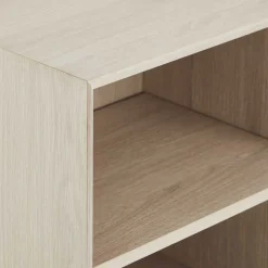 Skandi Highboard in Eiche Weiß - Lametla