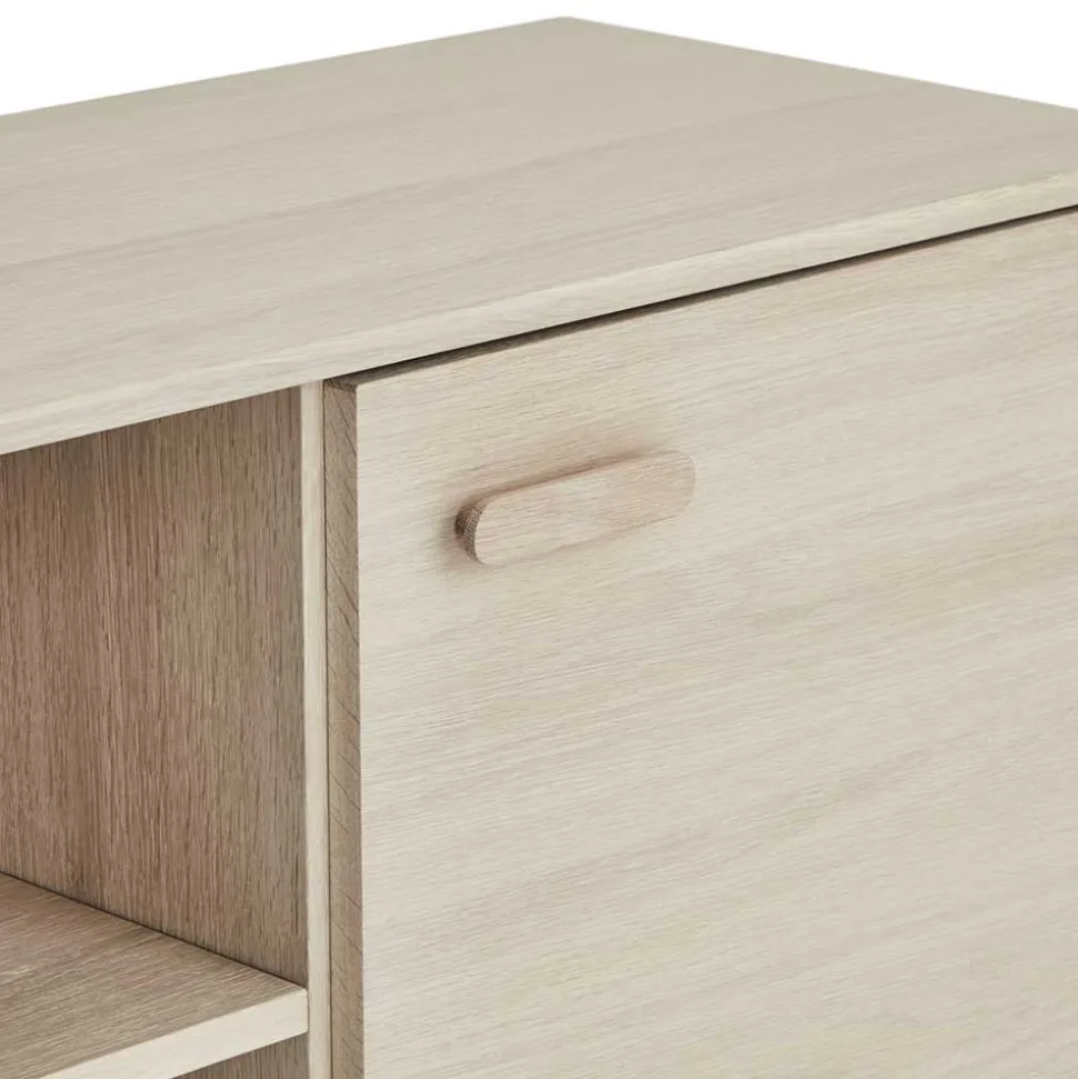 Skandi Highboard in Eiche Weiß - Lametla