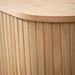 Skandi Highboard oval mit Schiebetüren - Teorina