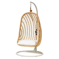Skandi Hängesessel aus Rattan Geflecht - Palencia