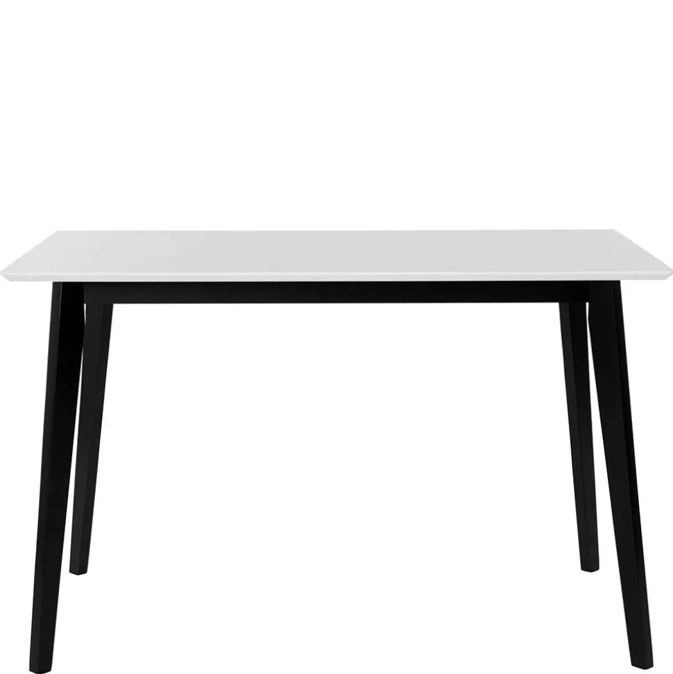 Skandi Küchentisch in Weiß & Schwarz - Composia