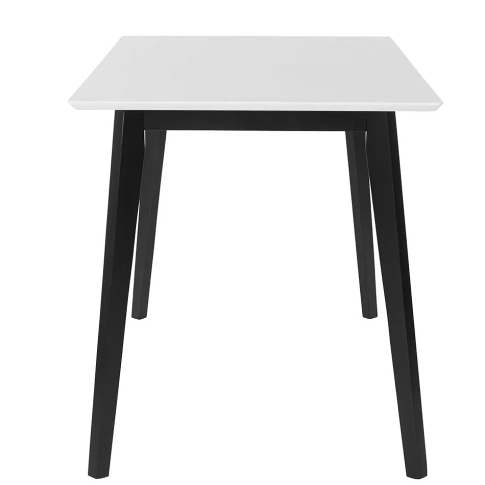 Skandi Küchentisch in Weiß & Schwarz - Composia