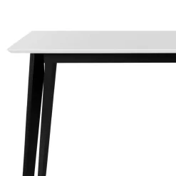 Skandi Küchentisch in Weiß & Schwarz - Composia