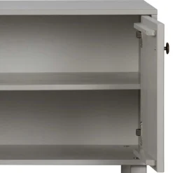 Skandi Lowboard 4-türig in Grau - Huvina