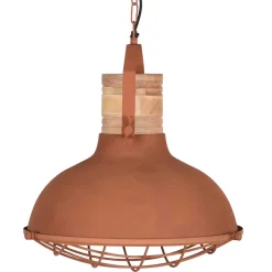 Skandi Pendelampe in Rost Braun Metall - Adagiona