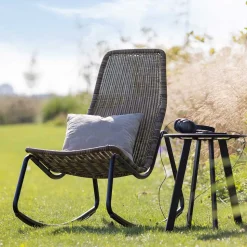 Skandi Schaukelstuhl ohne Armlehnen - Lucia