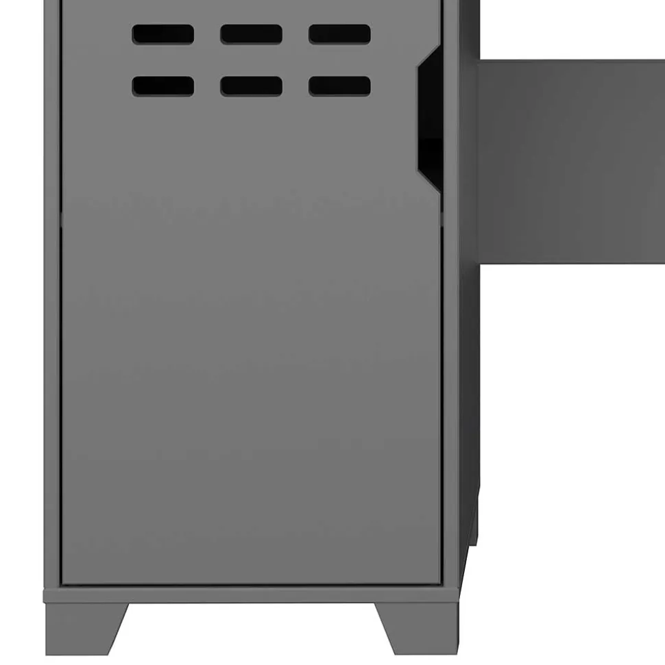 Skandi Schreibtisch in Grau 123x40 cm - Niento