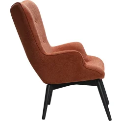 Skandi Sessel in Kupfer Braun - Kiana