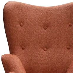 Skandi Sessel in Kupfer Braun - Kiana