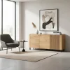 Skandi Sideboard aus Wildeiche massiv - Valouis