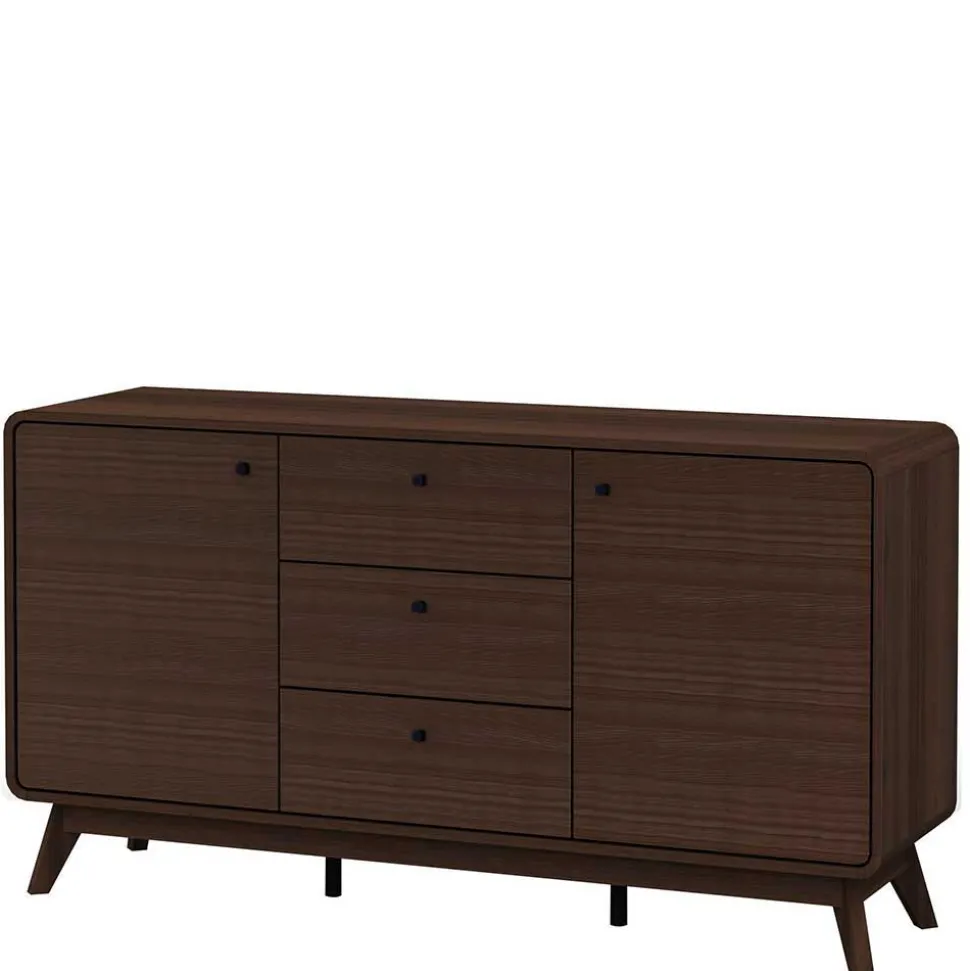 Skandi Sideboard in Walnuss Optik - Pastilla