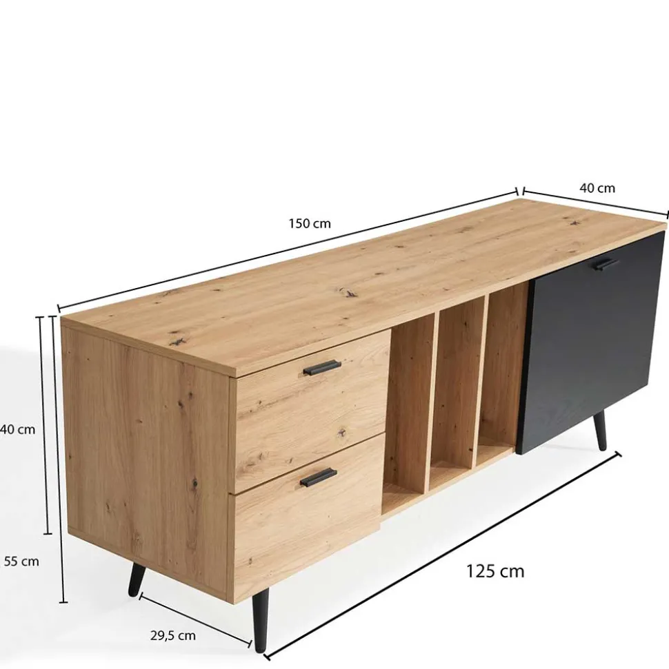 Skandi TV-Kommode 150 cm breit - Heraklion