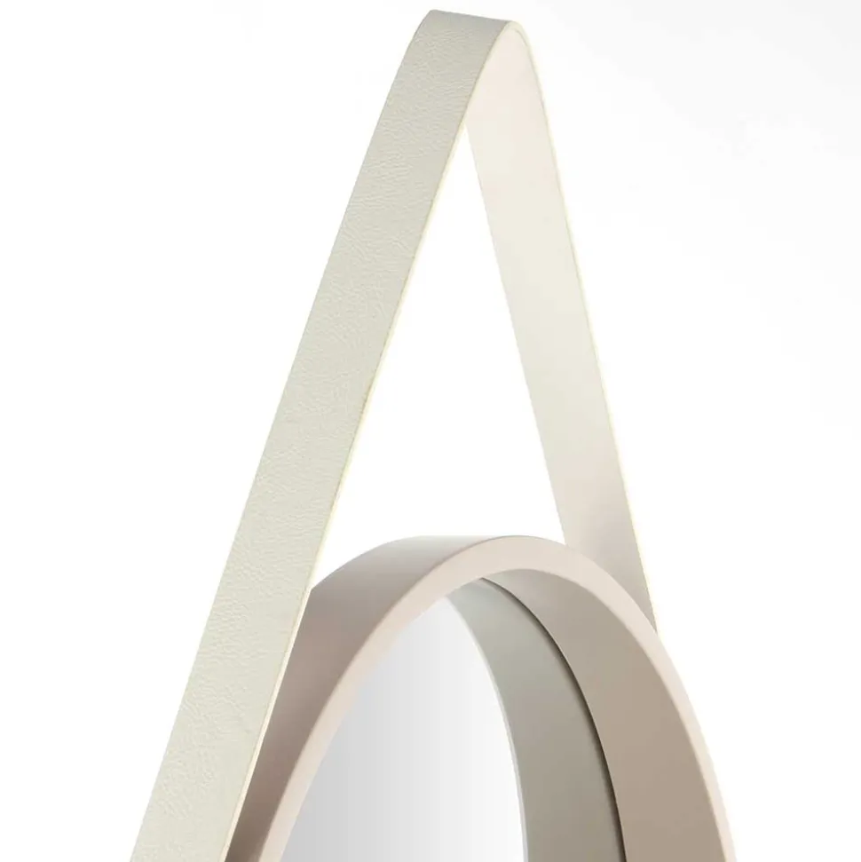 Skandi Wandspiegel in Taupe - Dredali