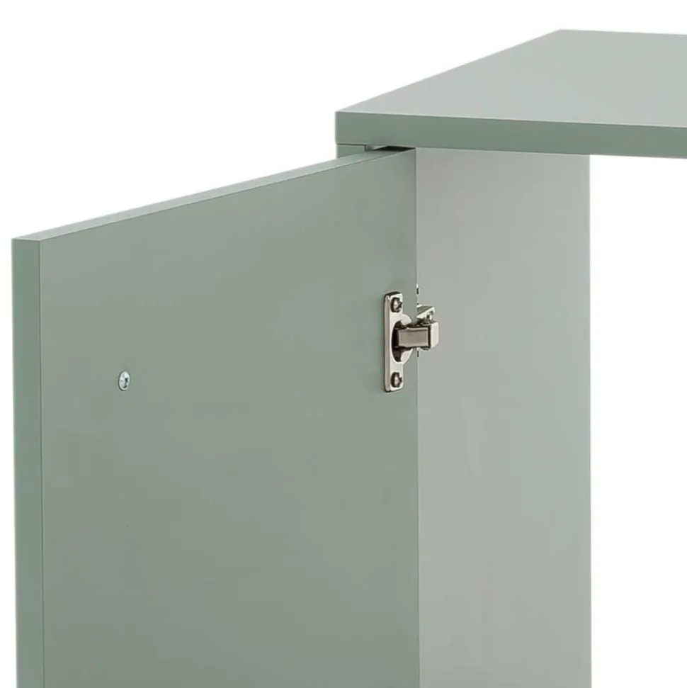 Skandi Waschbeckenunterschrank in Graugrün - Vereny