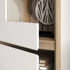 Skandi-TV-Wohnwand Kombi - Ovidio (vierteilig)