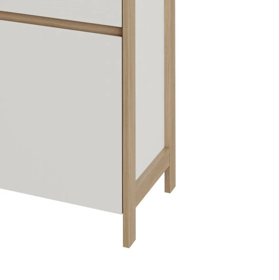 Skandi-TV-Wohnwand Kombi - Ovidio (vierteilig)