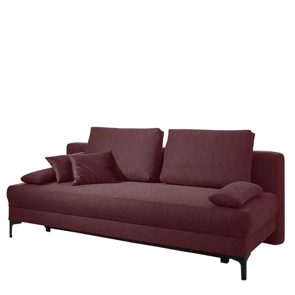 Sofa mit Bettfunktion in dunklem Lila - Ninjos