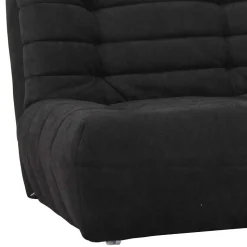 Sofa mit Schlaffunktion in Schwarz Olessa frei im Raum stellbar