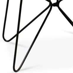 Sofatisch aus Mangobaum Massivholz in Mattsilber - Dosa