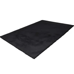 Softer Kunstfellteppich in Anthrazit - Mectilda